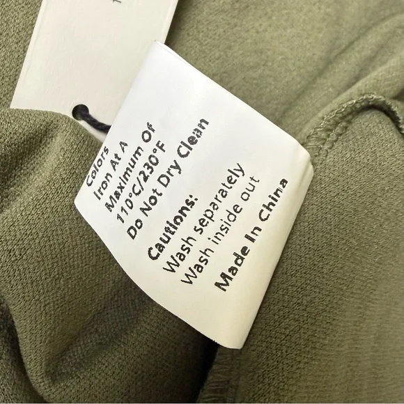 Commense Olive Green Long Sleeve Maxi Dress NWT - Picture 11 of 11